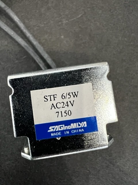 24VAC Coil W/ 51″ Leads STF Saginomiya