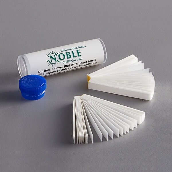 NOBLE CHLORINE SANITIZER TEST STRIP PAPERS (100) FREE SHIPPING USA ONLY
