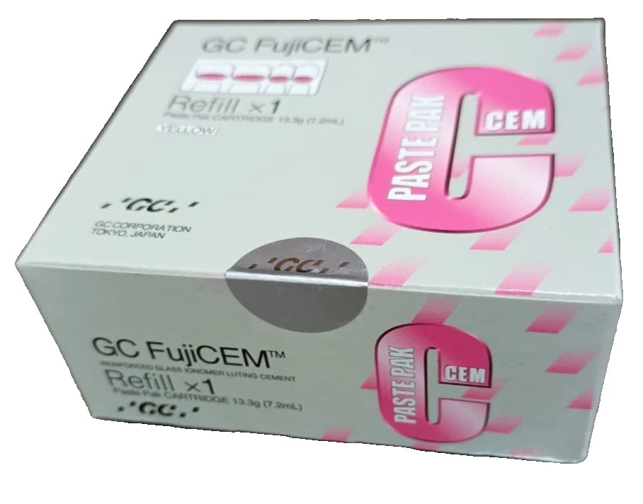 GC Fuji CEM Resin Modified Glass Ionomer Luting Cement 13.3g FRESH STOCK