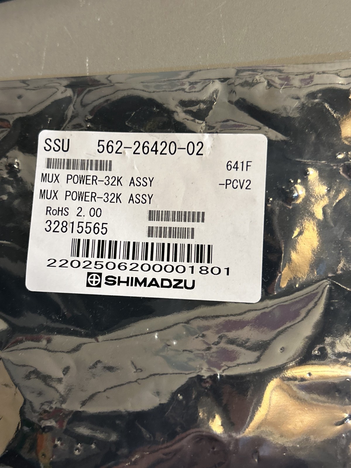 Shimadzu Mobile Evolution Dart MUX Power 32K Board (502-26421, ASSY 502-26420)