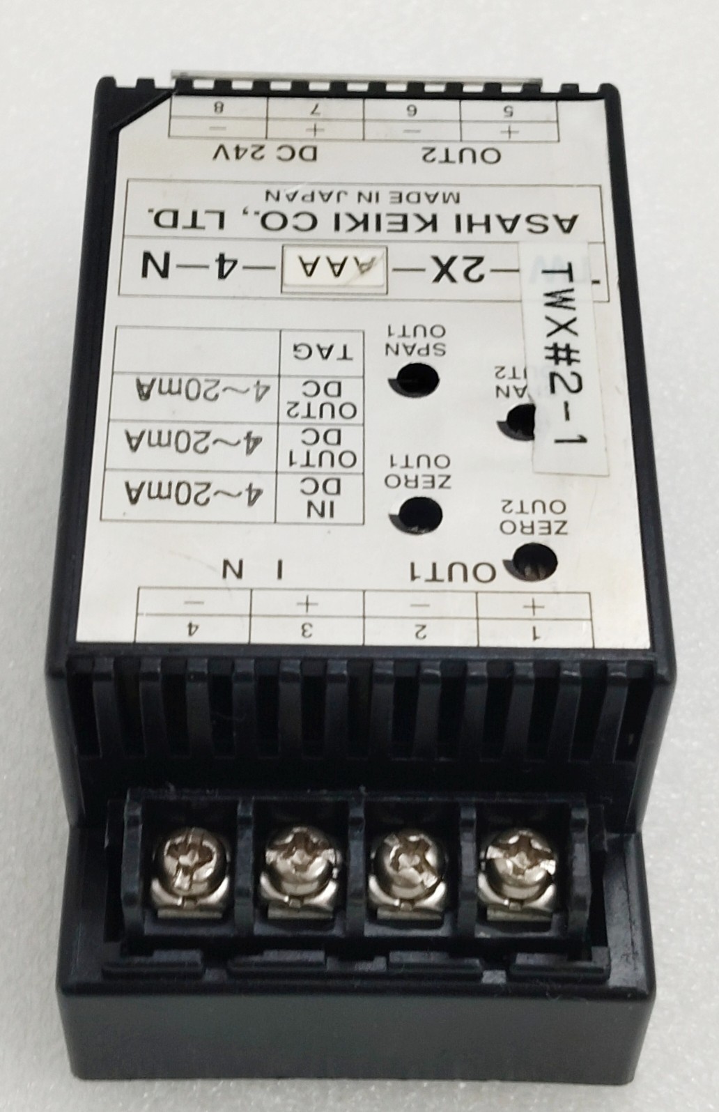 Asahi Keiki Co Transmitter TW-2X-AAA-4-N