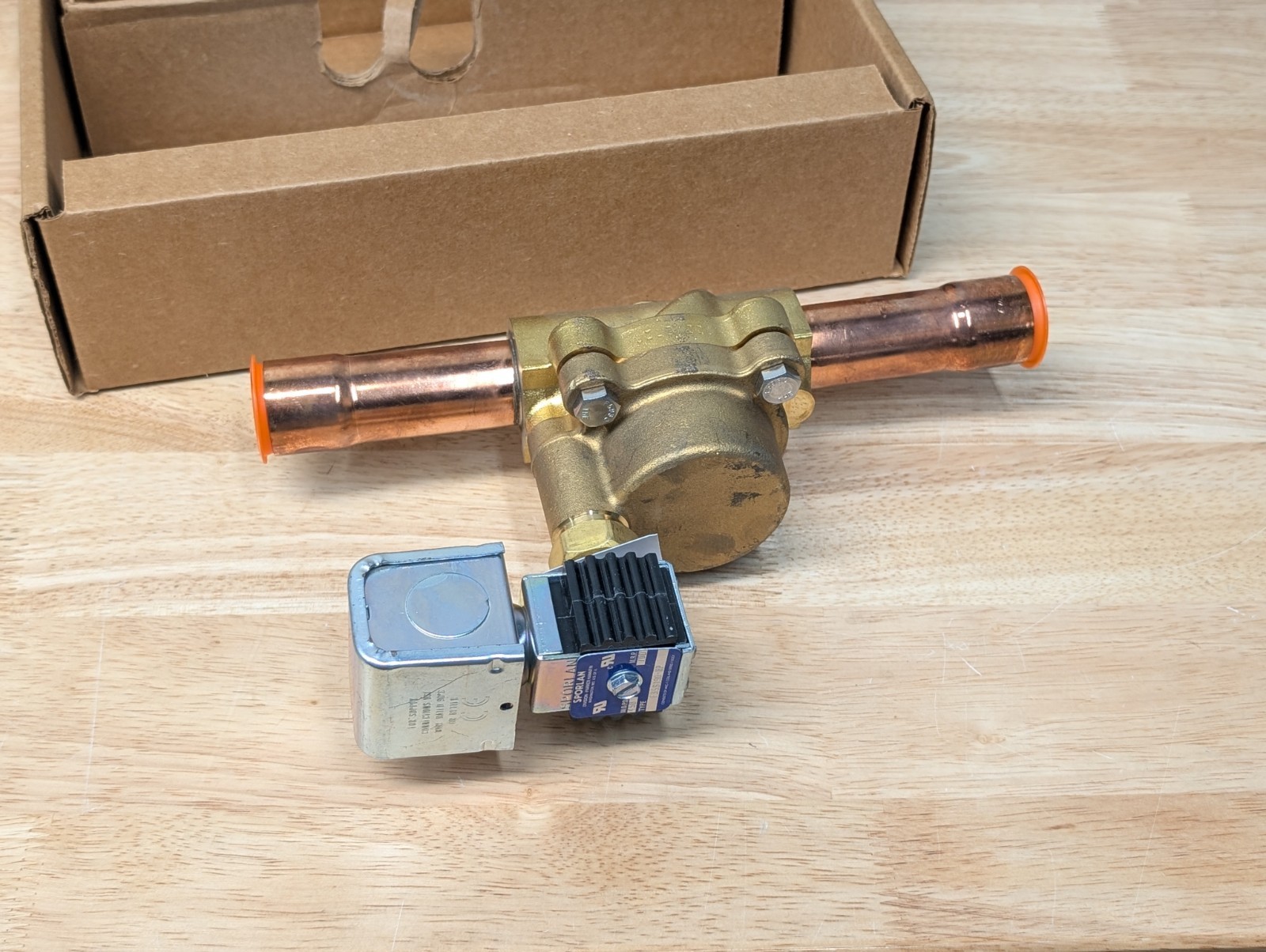 Sporlan E35S190-HP Solenoid Valve With 120 Vac Coil. 1-1/8” ODF, 3316-00 Parker