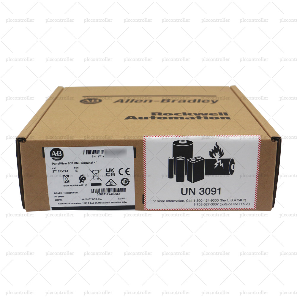 New Allen Bradley 2711R-T4T PanelView 800, 4.3 in HMI Terminal, Touch Screen TFT