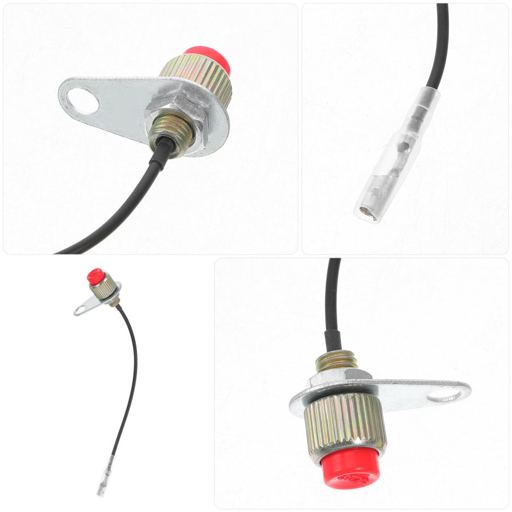 4Pcs Protective on Off Stop Switch for Garden Mower Durable Copper ABS