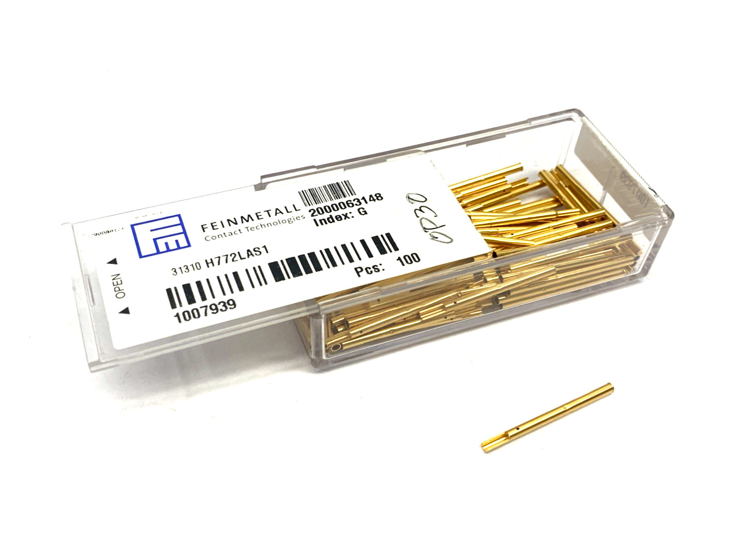 Feinmetall 1007939 High Current Probe H772LAS1 100-PACK