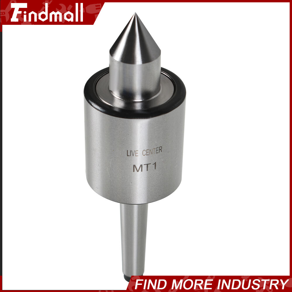 MT1 Live Center Morse Taper 1MT Triple Bearing Lathe Medium Duty CNC
