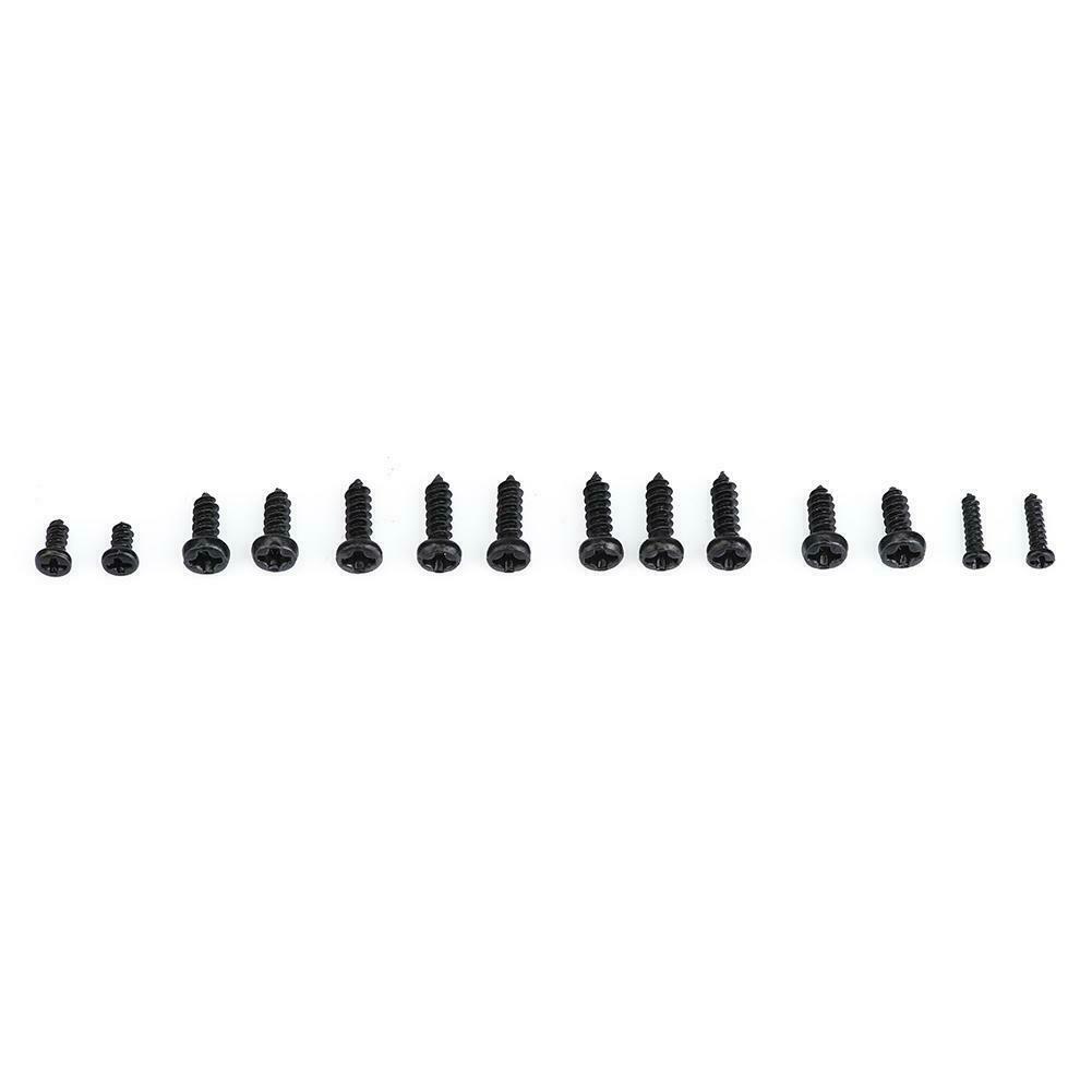 Black Small Self Tapping Screws Phillips Pan Head M1 M1.2 M1.4 M1.7 1000pcs