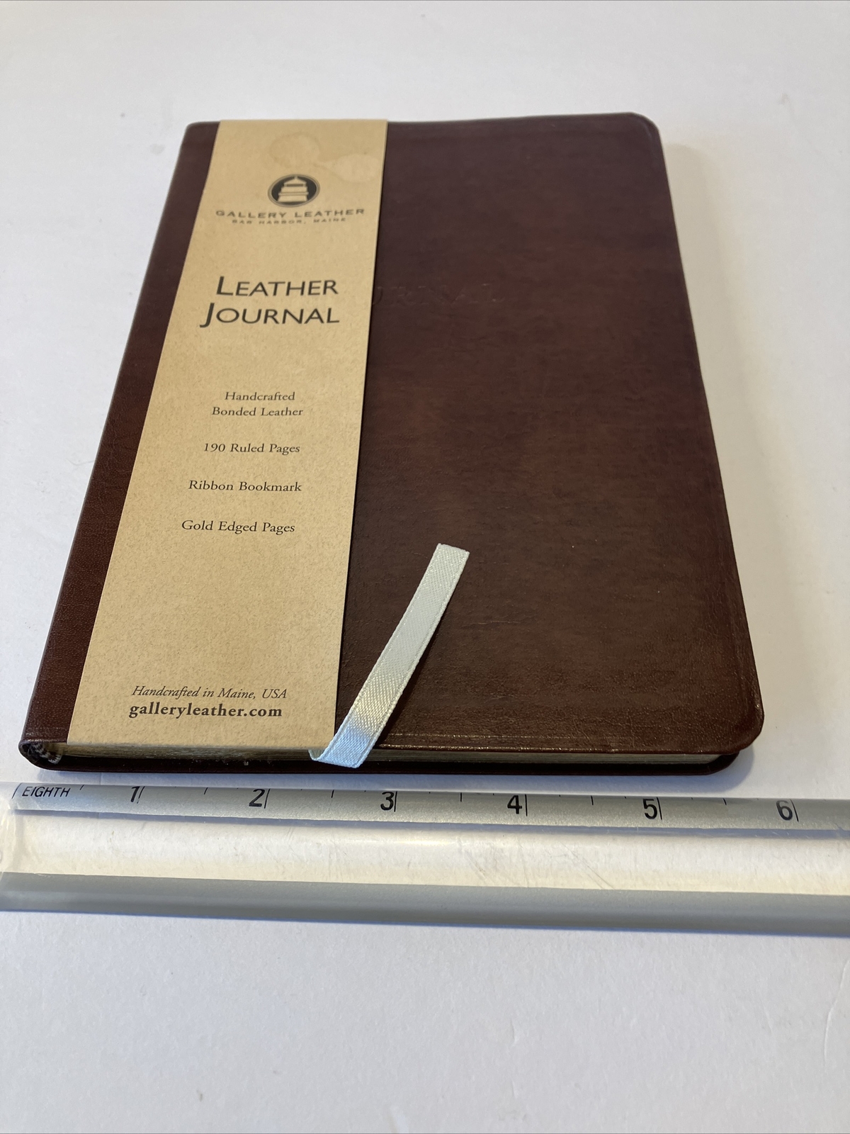 Gallery Leather Co. Inc. Desk Journal (Ruled) – 8″ x 5.5″ Printed in Korea