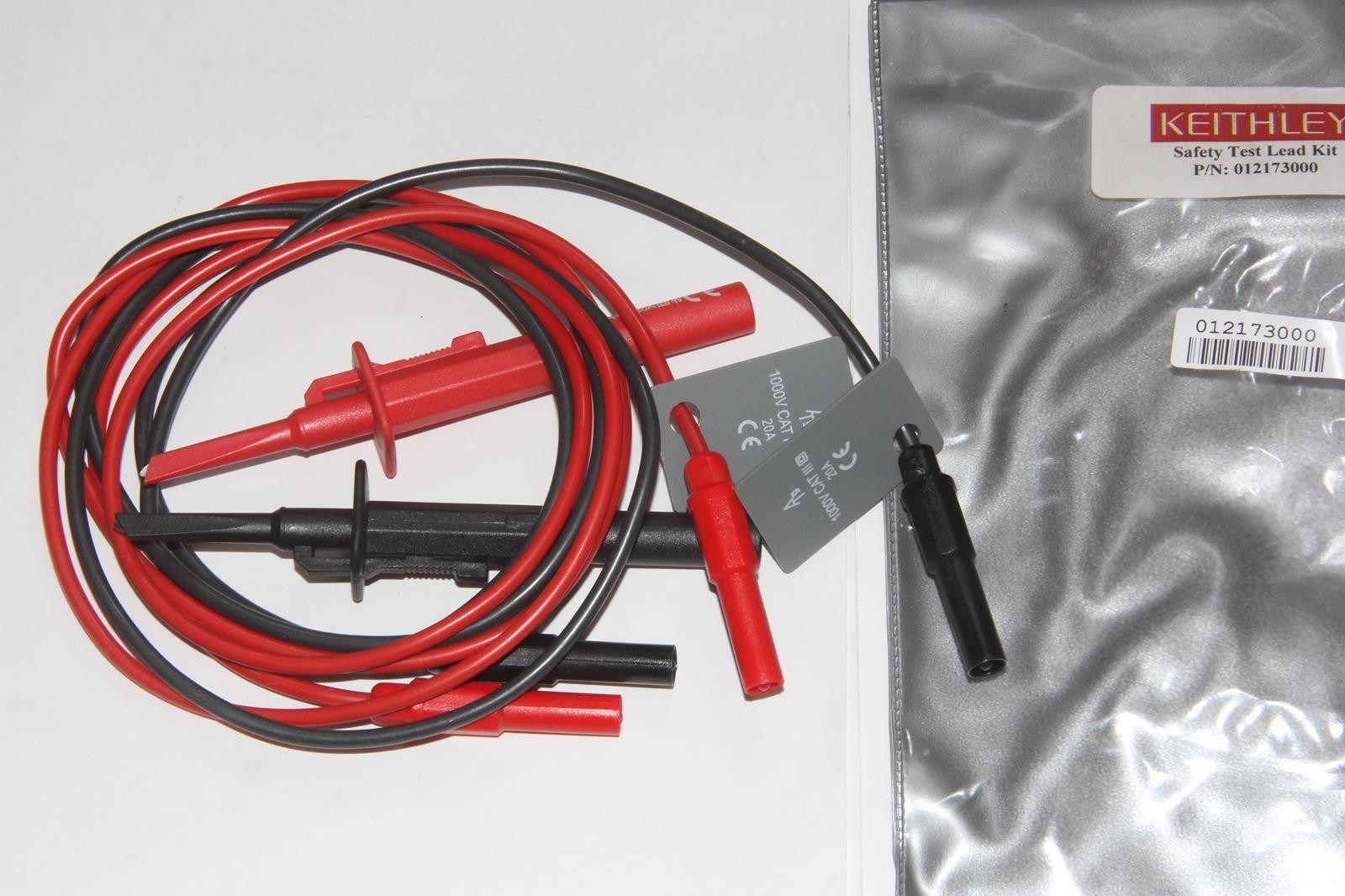 KEITHLEY 012173000 1000V 20A CAT III Safety Test Lead Kit «NEW»