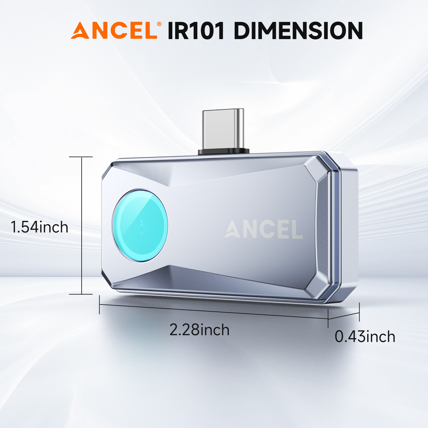 ANCEL IR101 256×192 Pixels Thermal Imaging Camera for Android USB-C Phones