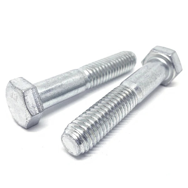 M4-.7×40 Class 8.8 Hex Cap Screws Zinc Clear