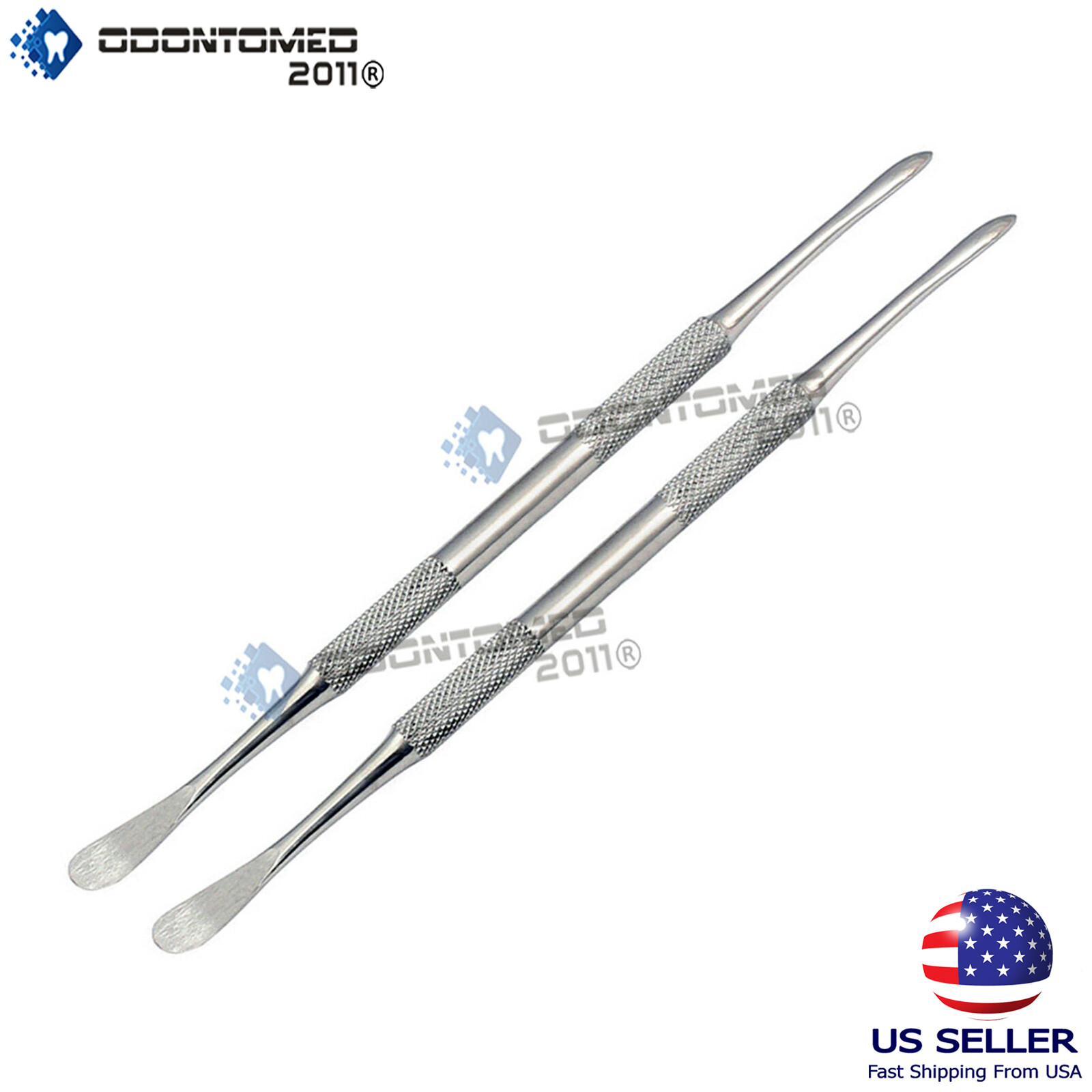 2 Pcs Molt Periosteal Elevator # 9 Dental Dentist Instruments 18 CM
