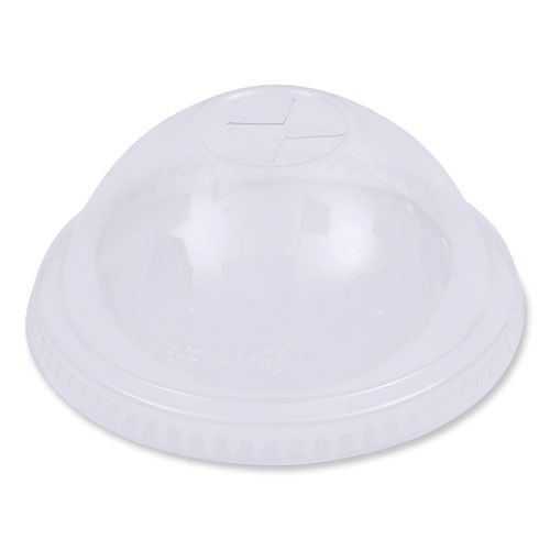 Boardwalk PET Cold Cup Dome Lids, Fits 14-24 oz Cups, 100/Sleeve, 10 Sleeves/CT