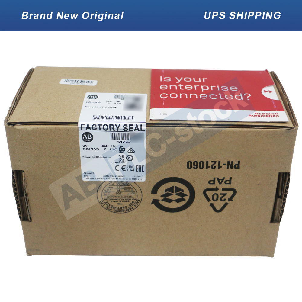 NEW Sealed Allen-Bradley 1766-L32BWA MicroLogix 1400 32 Point Controller