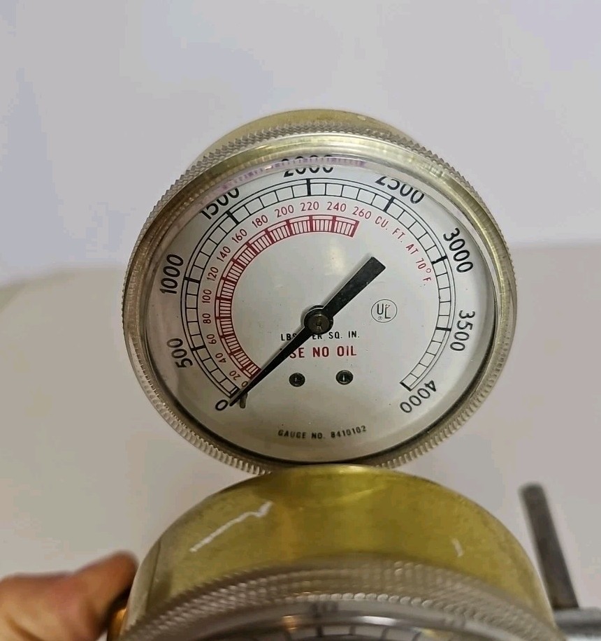 Airco Rebuilt #33 Acetylene Fuel & Oxygen Gas Regulator Dual Stage