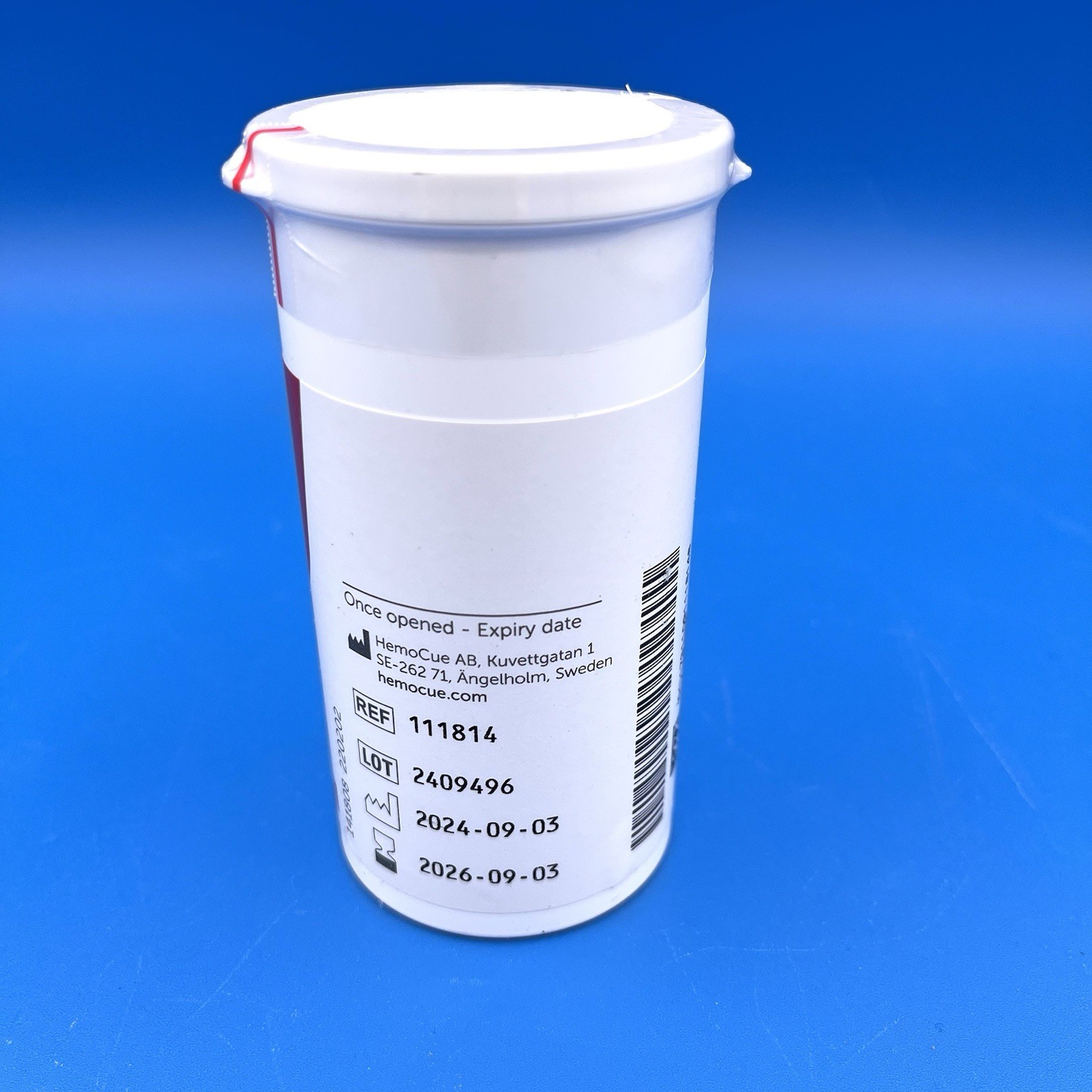 HemoCue Hb 301 Microcuvettes, 75 total. 09/2026