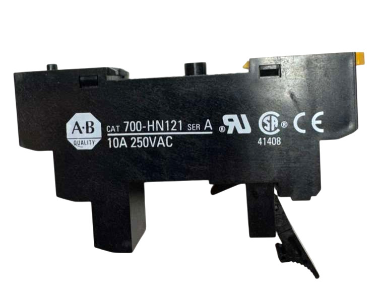 Allen-Bradley 700-HN121 Relay Socket Base Ser A, 10A, 250VAC, 1697W3
