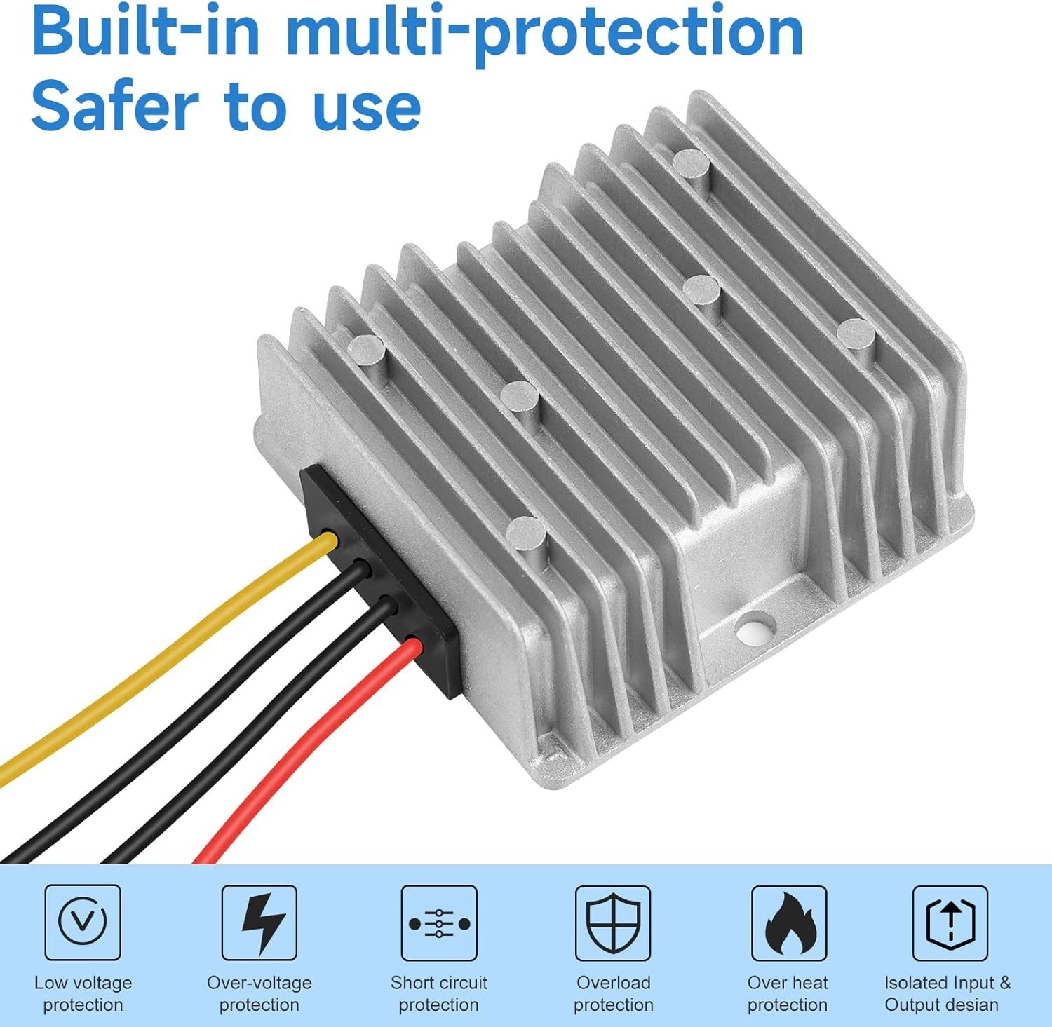 High-Efficiency 240W Step Down Converter 36V/48V to 12V for Golf Carts