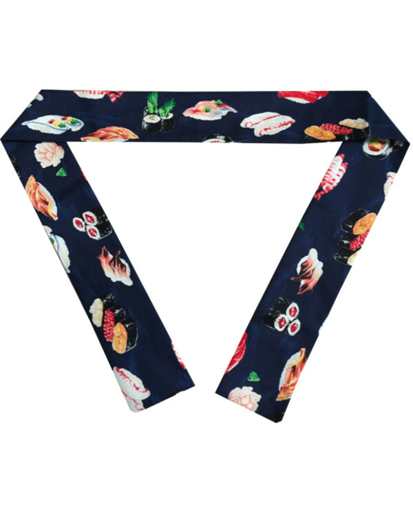 Made in USA! Sushi Prints Headband, Sushi chef headband, headband, Neckties, NEW