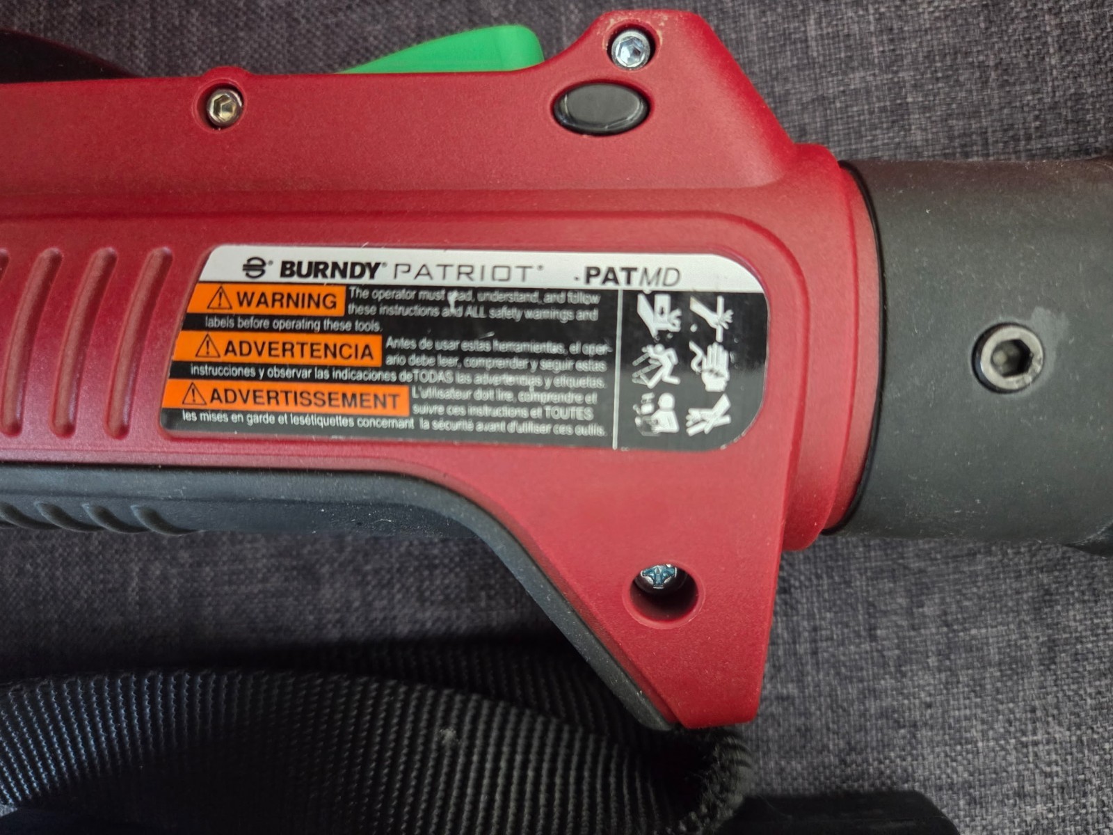 Burndy Patriot PATMD-LI 18V Cordless Crimper/ Cutter With Dies Complete Package