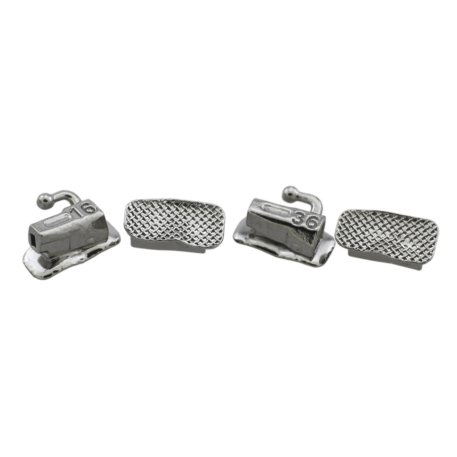 Dental Orthodontic Buccal Tubes 1st 2nd Molar Non-Convertible Bond Roth 018 022