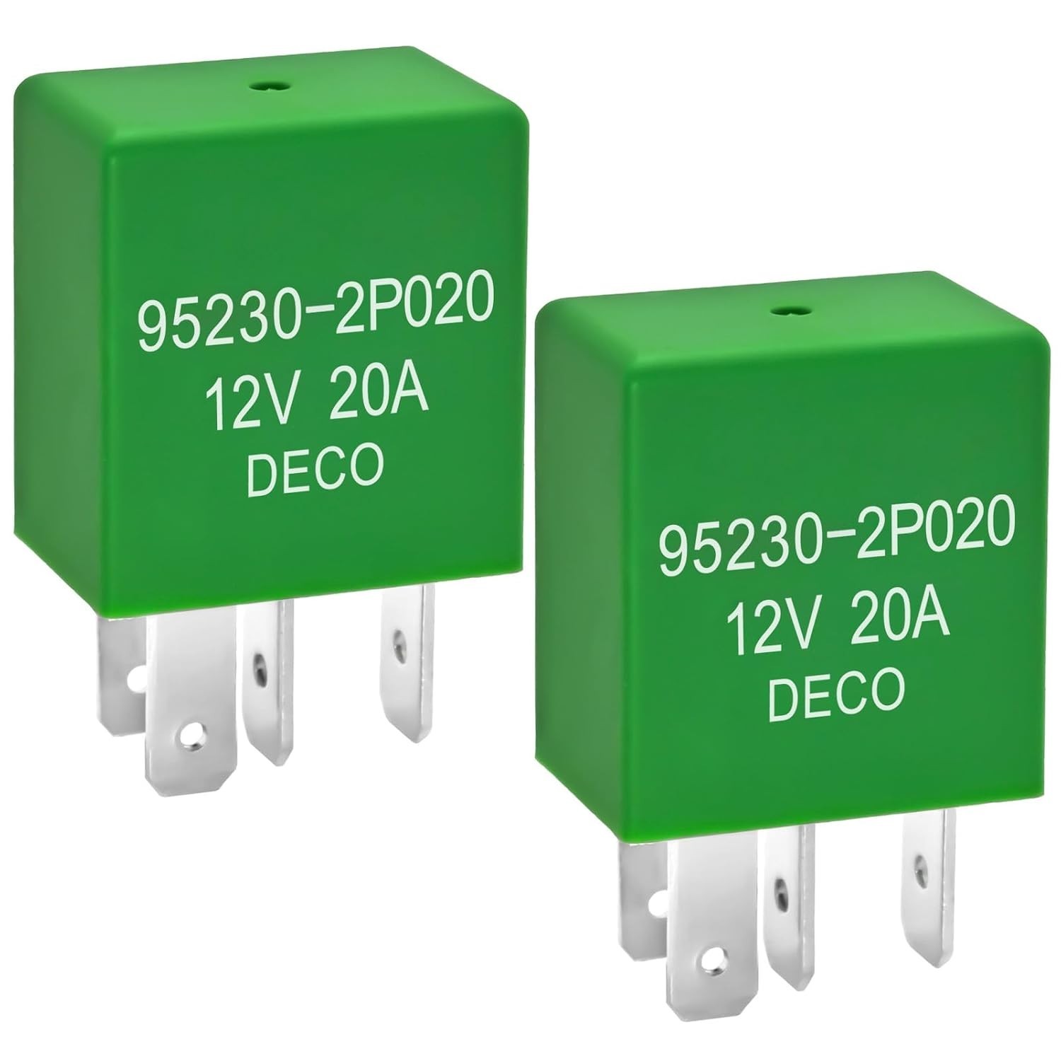 Power Relay Set of 2 12V 20A for Hyundai Kia Vehicles Compatible with Hyundai…