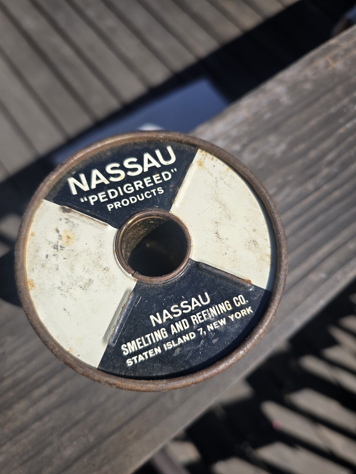 5 Ib. ROLL NASSAU SPEC AT 7076 PURE WATER WW ROSIN CORE SOLDER 34 64 2LB. 7 OZ.