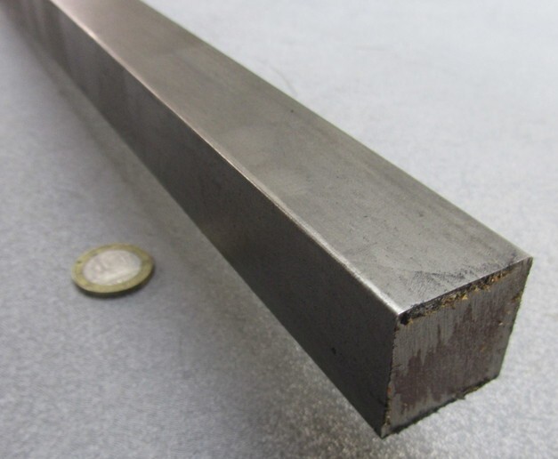 12L14 Square Carbon Steel Bars, 1 1/8″ Square x 1 Ft Length