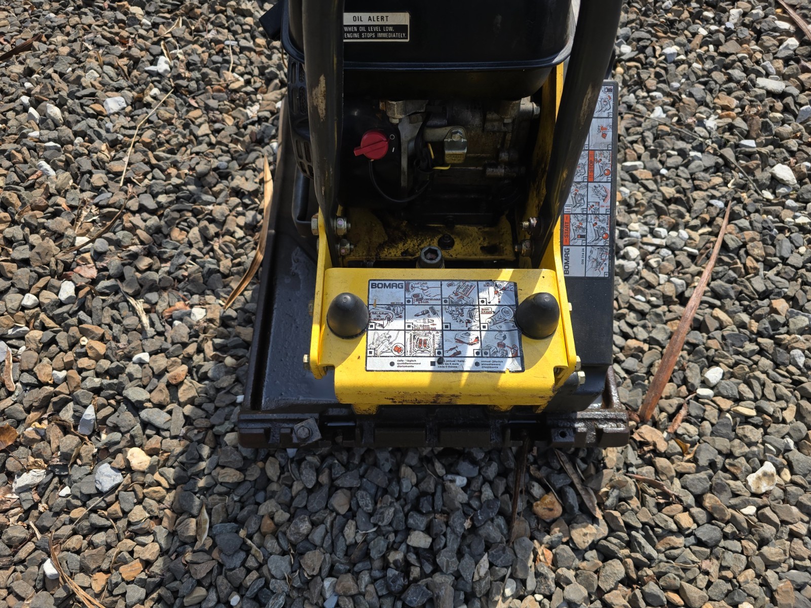 BOMAG BP 18/45-2 Rammer Tamper Vibratory Plate Compactor 5.5HP *READ, SMOKES*