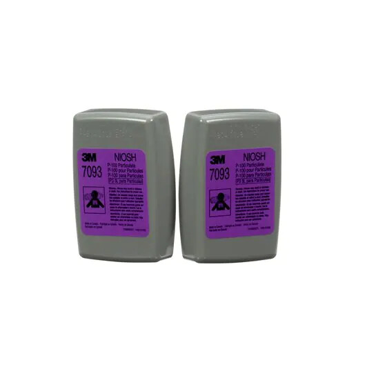 2 PAIR 3M 7093 P 100 Particulate Replacement Respiratory Protection Cartridge
