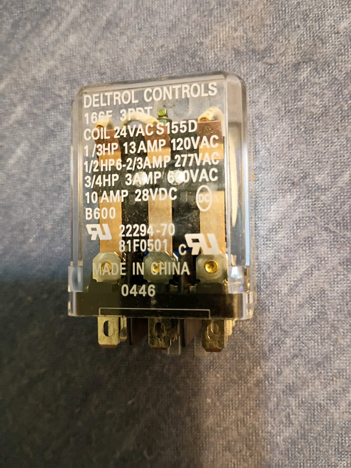 LENNOX 81F0501 RELAY 24 VOLT NEW IN BOX