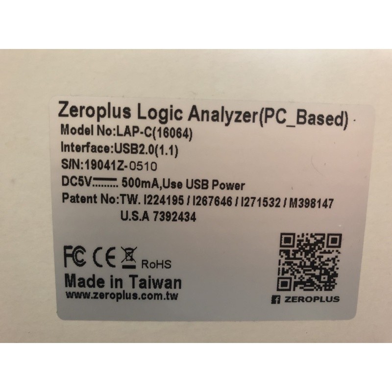 Zeroplus Logic Analyzer LAP-C 16064 with 136+ Free Protocols, High-Speed Digits
