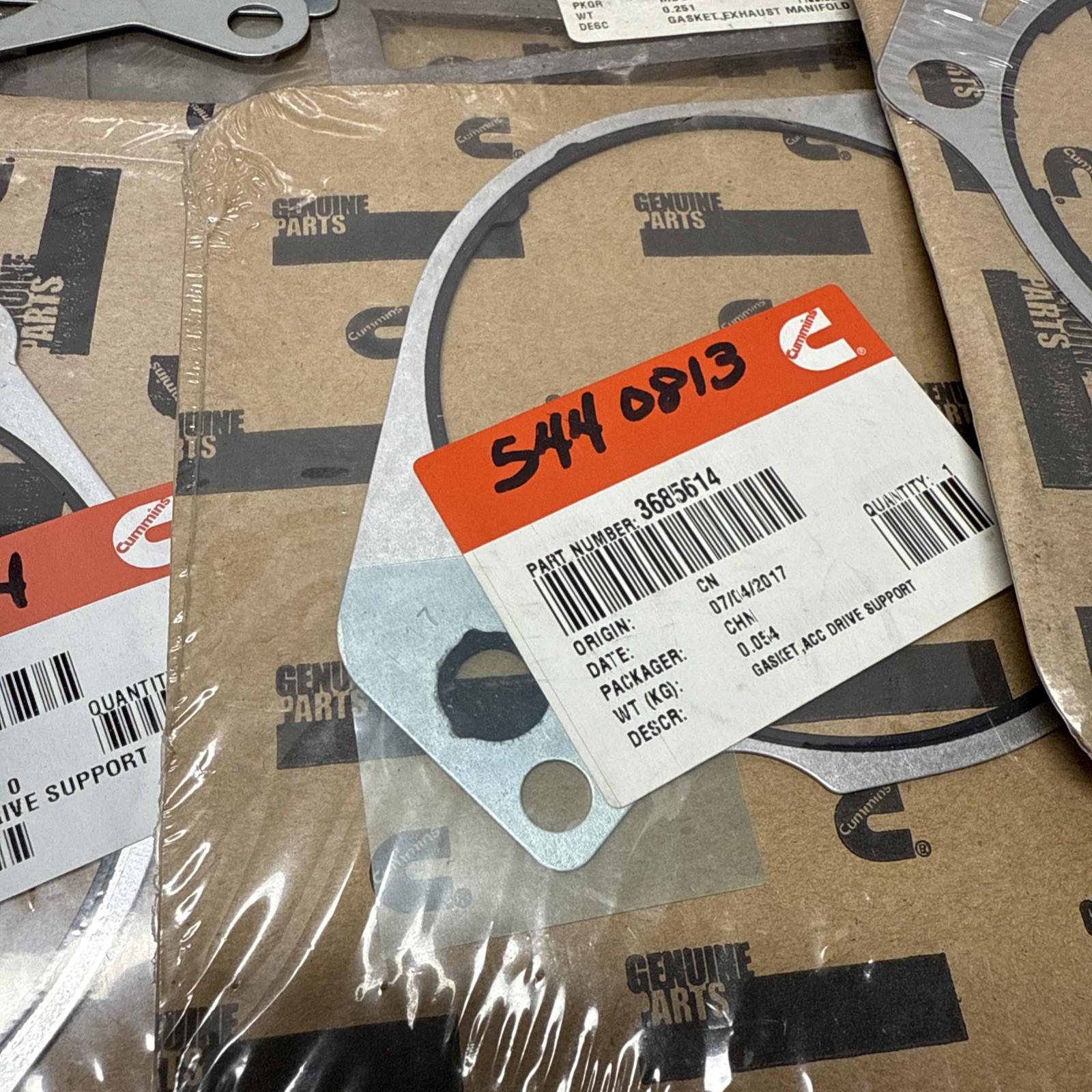 Cummins Gasket Lot Multiple Part #’s Almost All Are OEM – You Get All