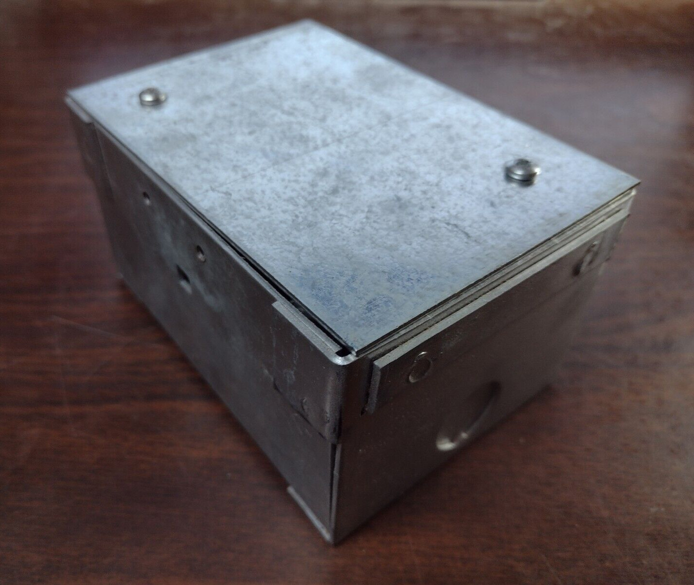 THOMAS & BETTS 61-W FLOOR BOX for wood floors SINGLE GANG STEEL NEW IN BOX