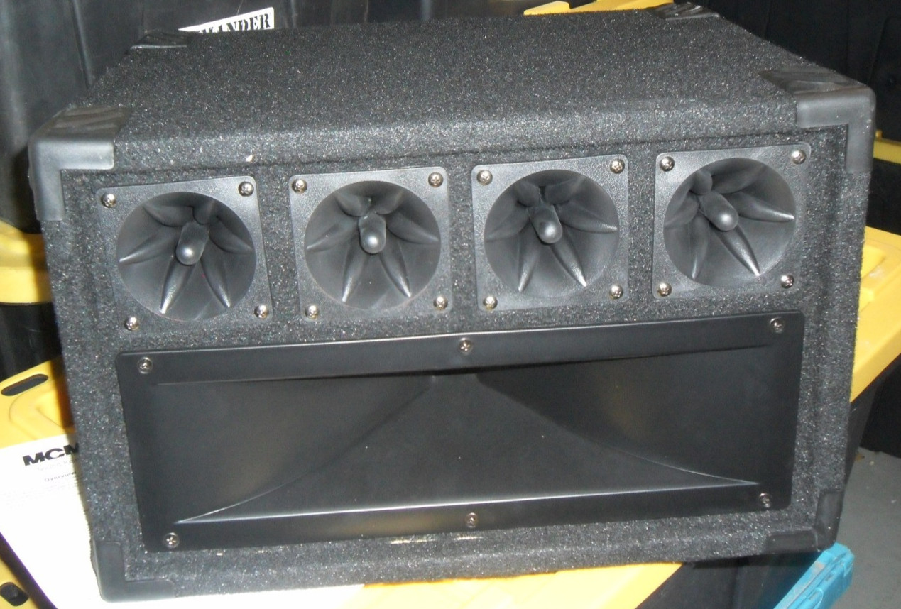 MCM CUSTOM AUDIO 555-10350 PA Speaker W/ Tweeter Array 600W 1kHz to 20k 95db