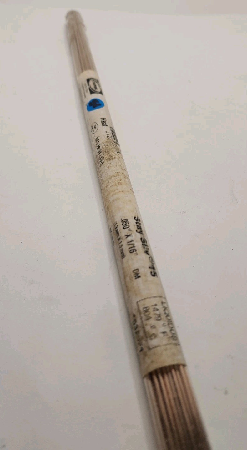 Harris Stay Silv 15 15% Silver Brazing Alloy Rods HVAC Grade 51 Rods