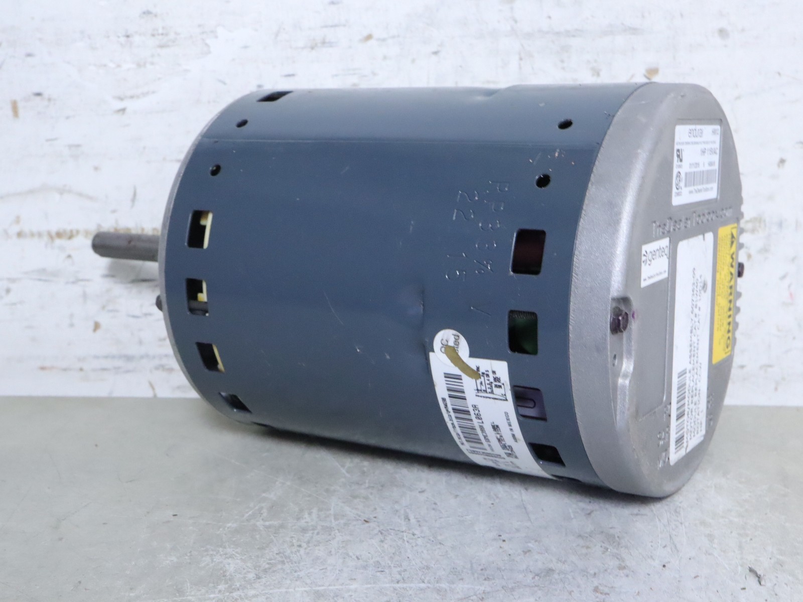 Genteq 5SME39SXL063A ECM Programmable Blower Motor 115V 1HP 1050RPM 607363-09