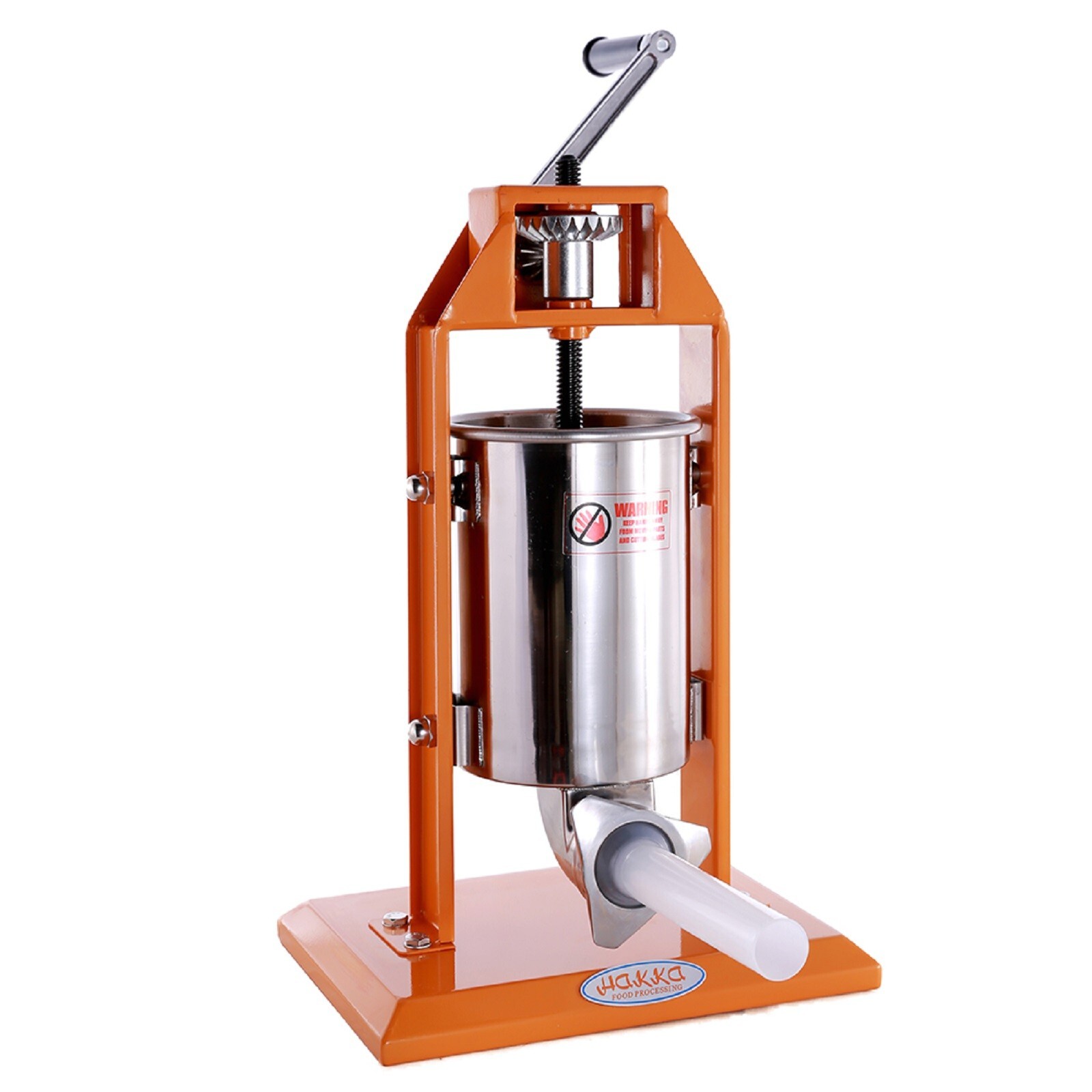 Hakka 3L 7lb Sausage Stuffer Manual Meat Maker Press Filler Pork Filling Machine