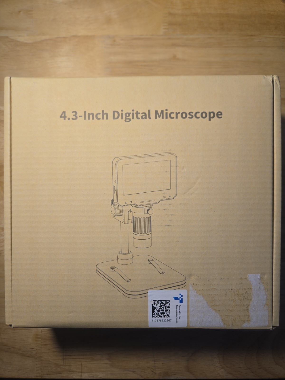 (NEW) 1-1000x Zoom Digital Microscope With 4.3in 1080p HD Screen