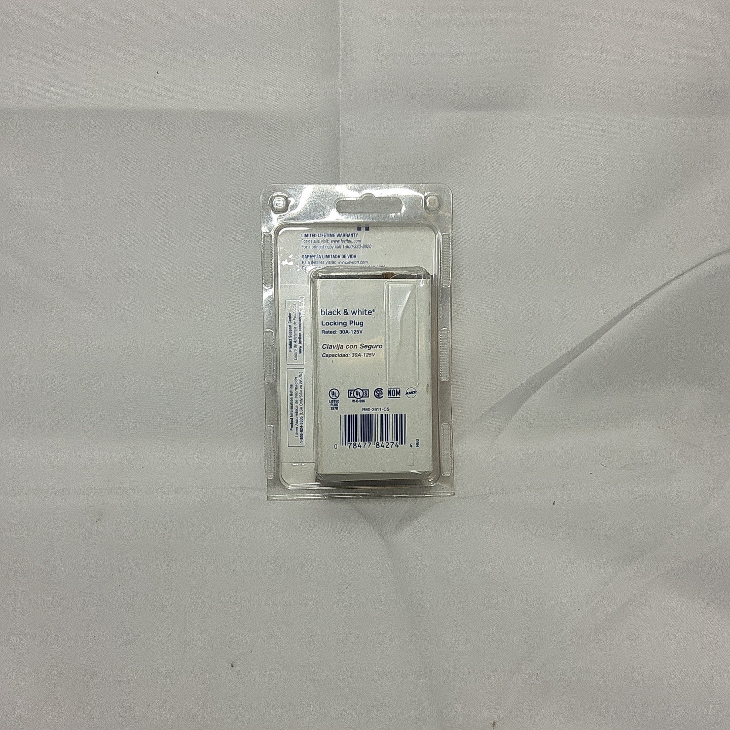 LEVITON Plus Pro 30 AMP 125V Locking Plug Industrial Grade 2611- CS