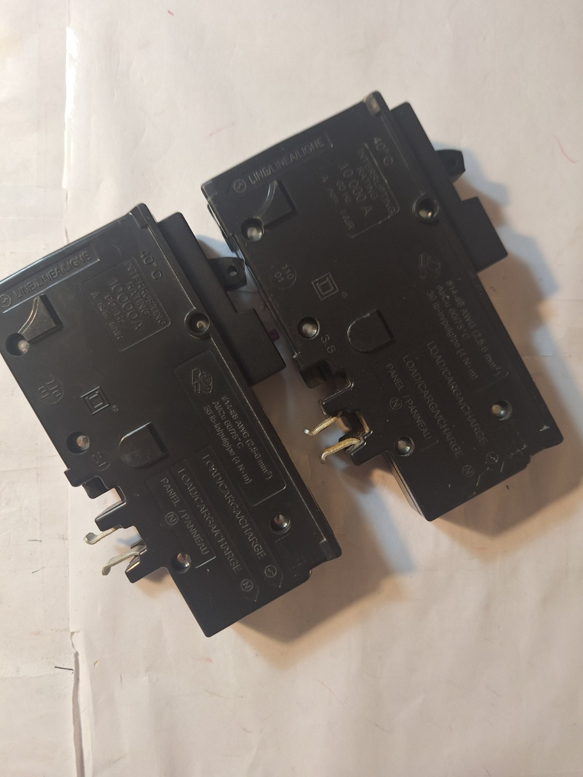 HOMELINE #HOM120PDF (AFCI-GFCI) PLUG IN NEUTRAL CIRCUIT BREAKERS/FREE SHIPPING