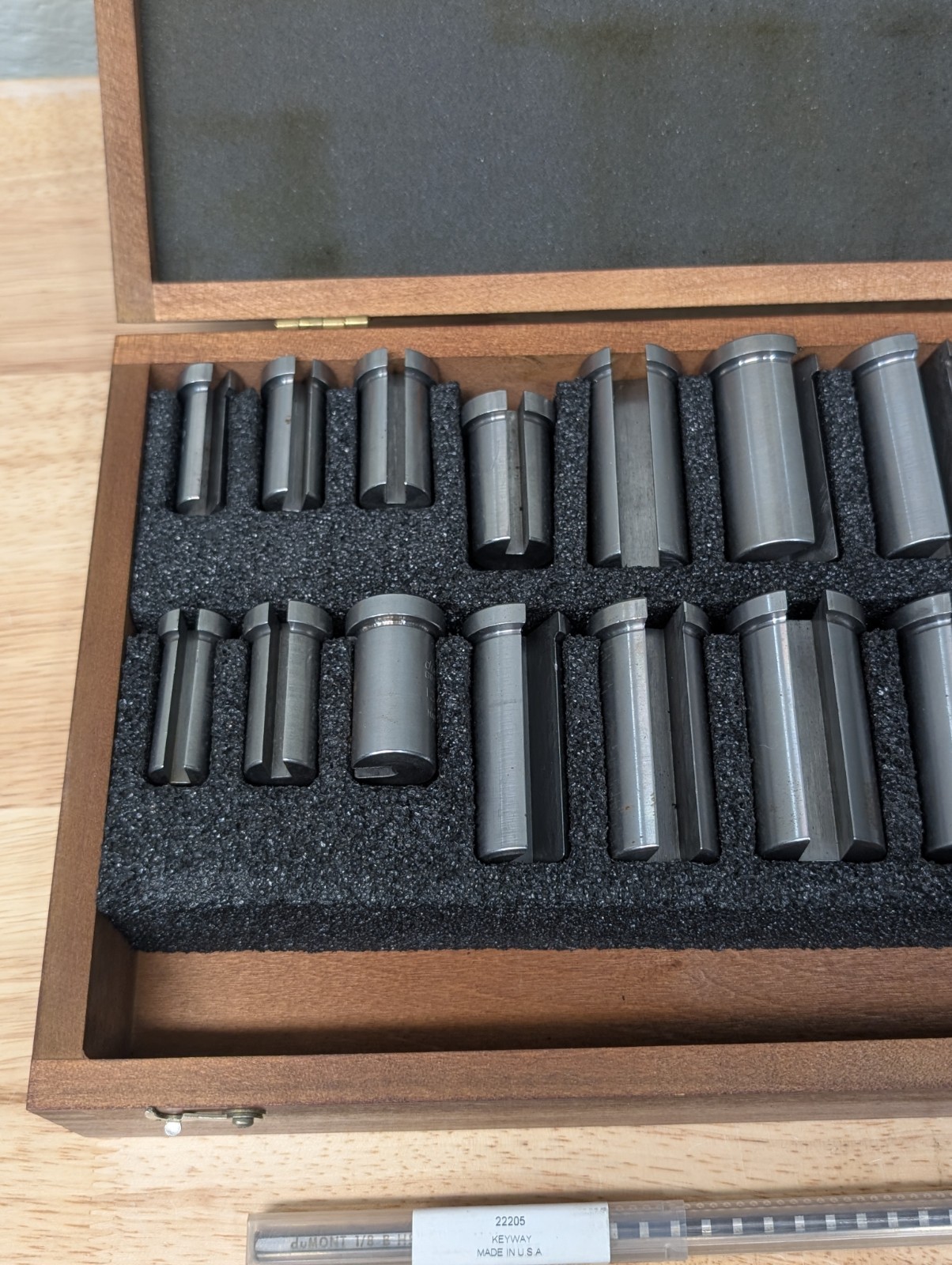 Dumont 10-10A Keyway Broach Set – Complete Set + 2 Extra Broach