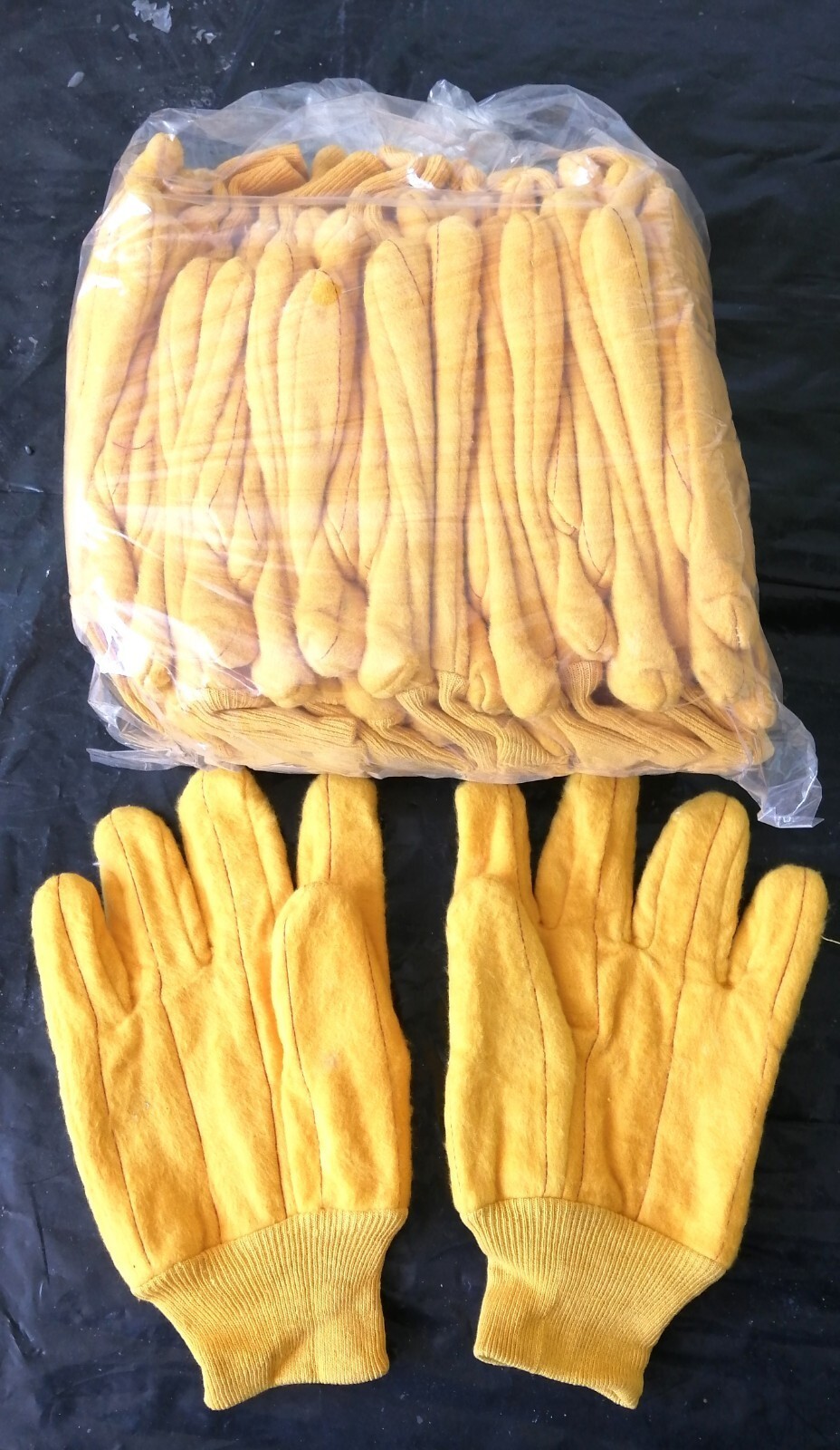 High temperature heavyweight double layer ind. chore gloves 1 dozen 12 pairs