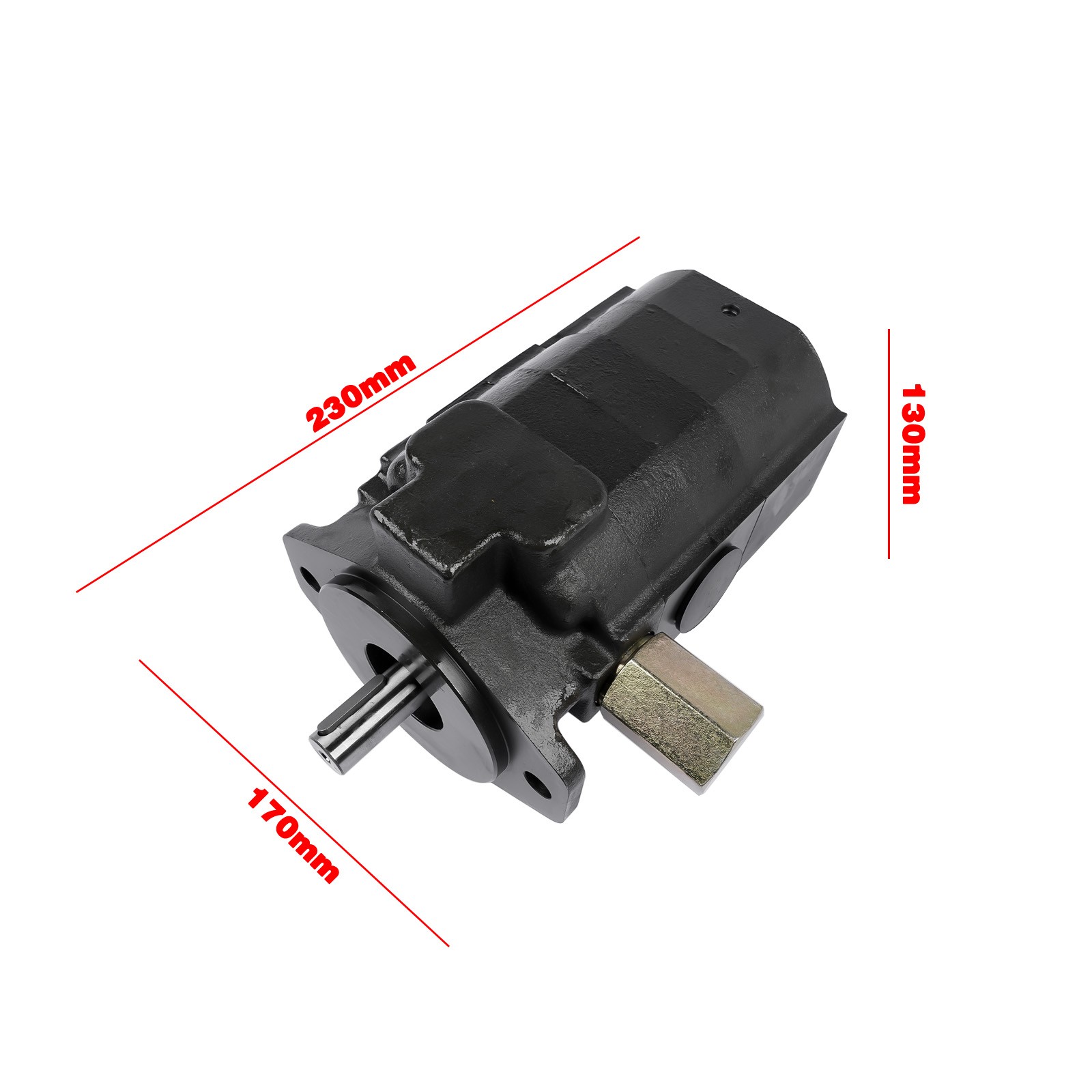 28GPM 2Stage Hydraulic Log Splitter Pump 3000psi Continuous Rated Wood Processor