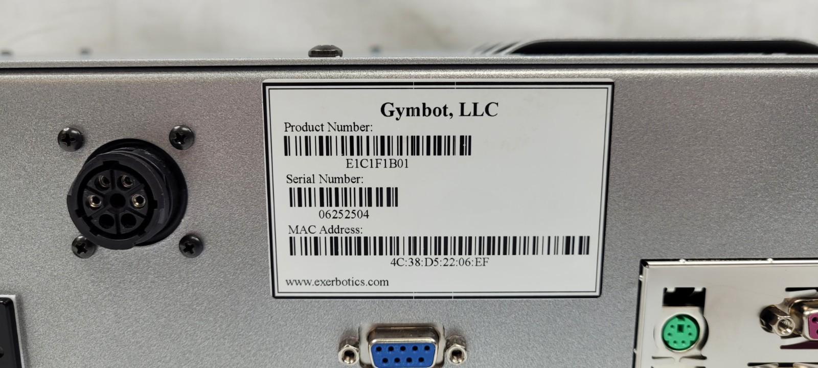 EXERBOTICS GYMBOT LLC E1C1F1B01 MAIN UNIT SERVO CONTROLLER POWER CONTROL NEW