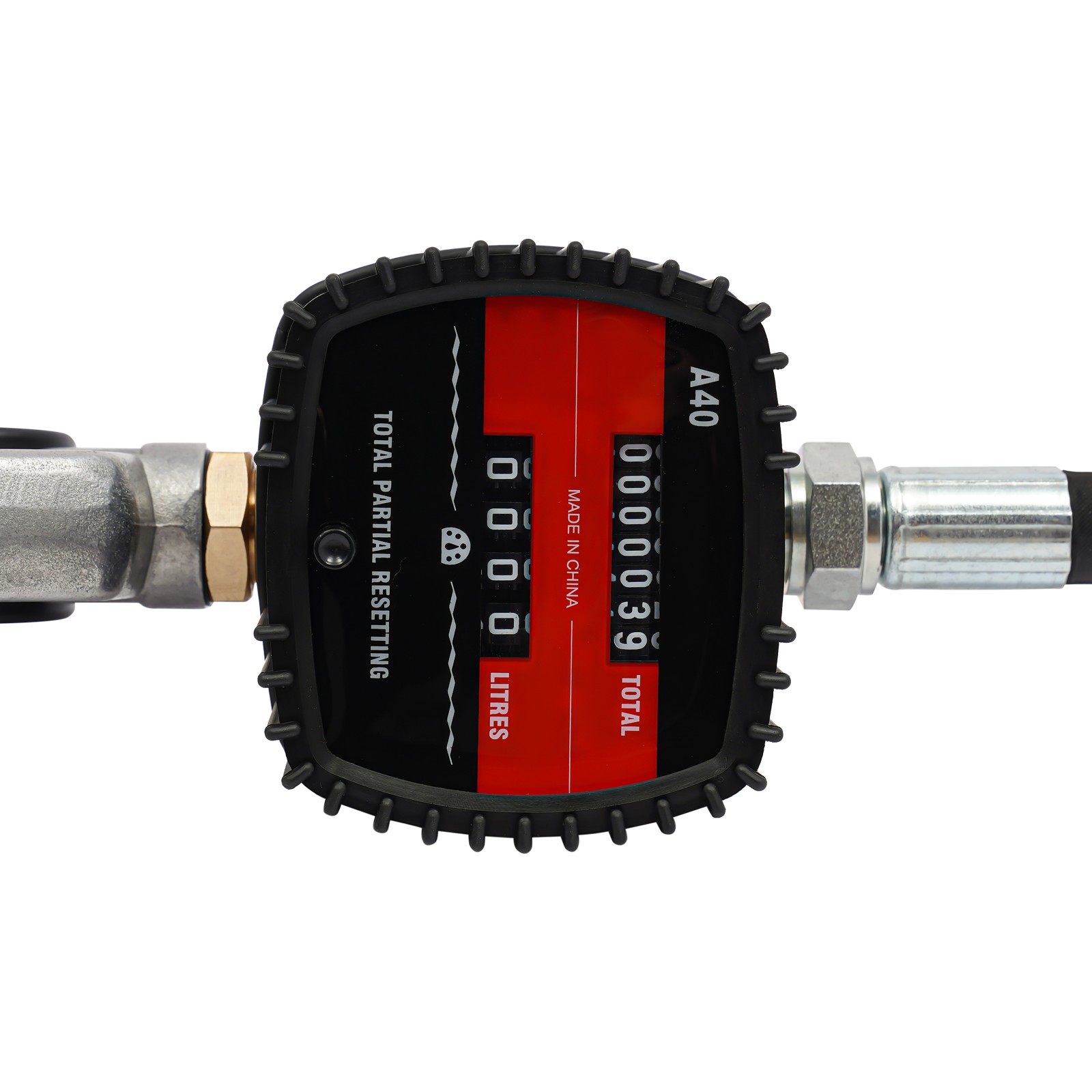 1/2» Oil Control Valve Meter Nozzle Aluminum Alloy Oil Dispensing Gun 1-30L/min