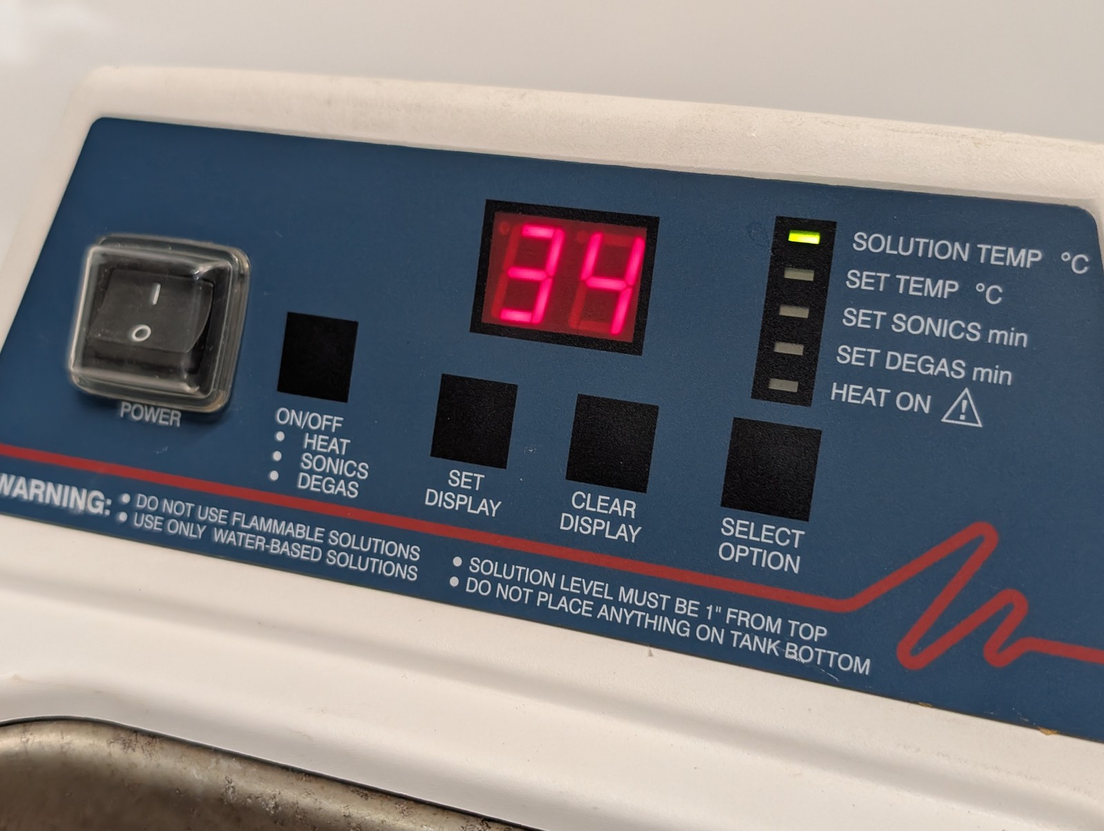 Branson 1510R-DTH Bransonic ultrasonic cleaner heated digital benchtop