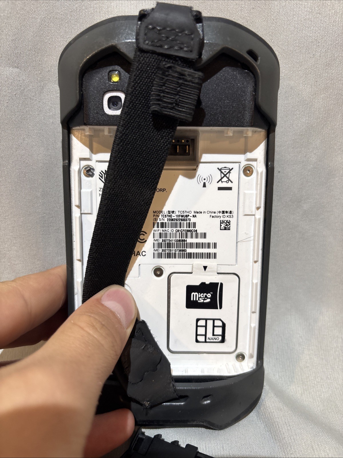 Zebra TC57x Android Handheld Barcode Reader TC57HO-1XFMU6P-NA