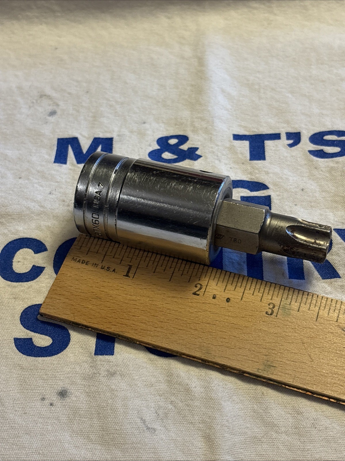 1987 Snap-on Tools USA 1/2″ Drive T60 Standard Bit Socket Driver STX60