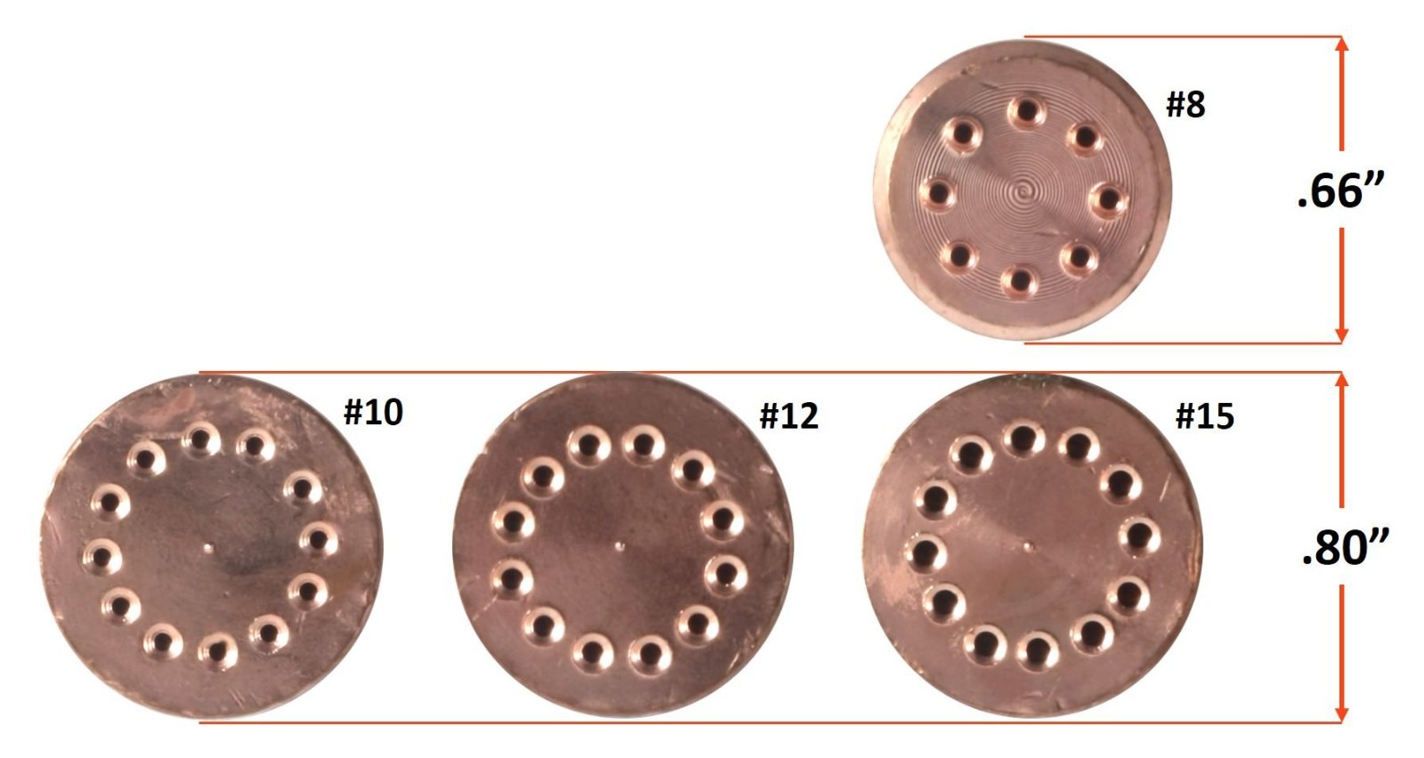 Heating Nozzle Rosebud 15-MFN Replacement for 300 Series Torch Handles Oxy/Propa
